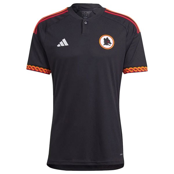 Tailandia Camiseta AS Roma 3rd 2023-2024 Negro